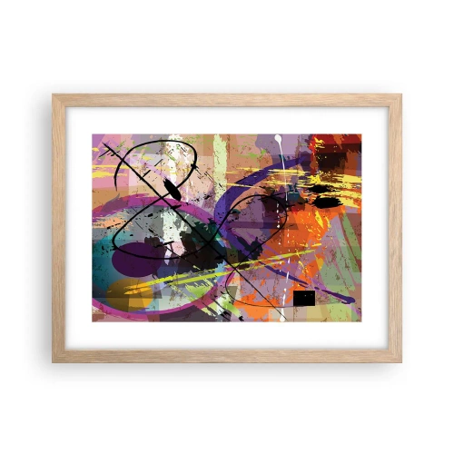 Affisch i ram av ljusek - Rakt fram eller runt - 40x30 cm