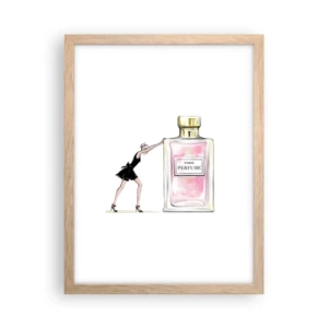 Affisch i ram av ljusek - Kvinnlighetens kärna - 30x40 cm