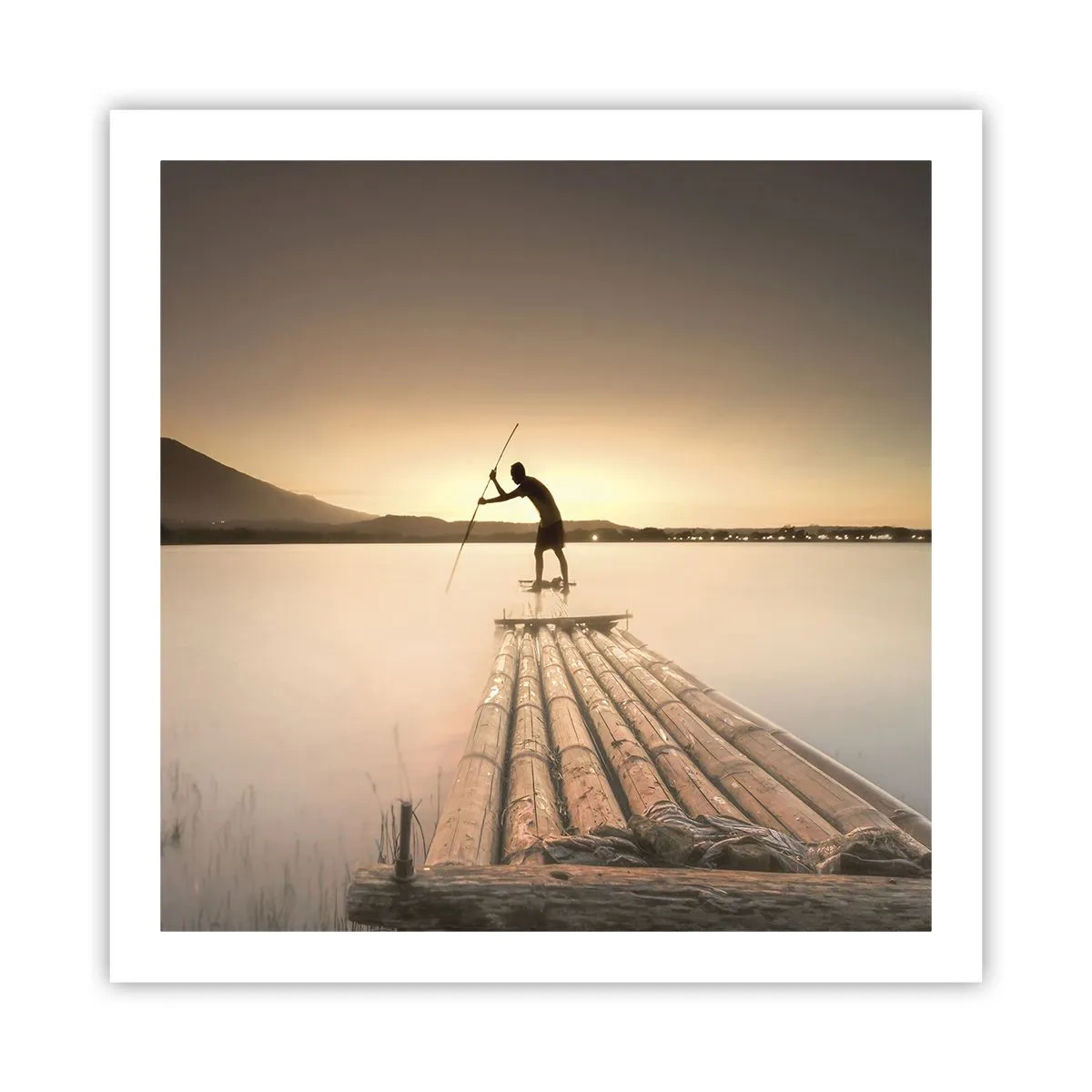 Affisch - Före avkoppling - 60x60 cm