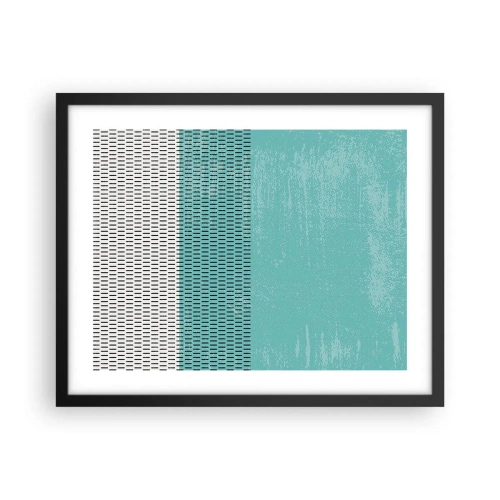 Affisch i svart ram - Balanserad komposition - 50x40 cm