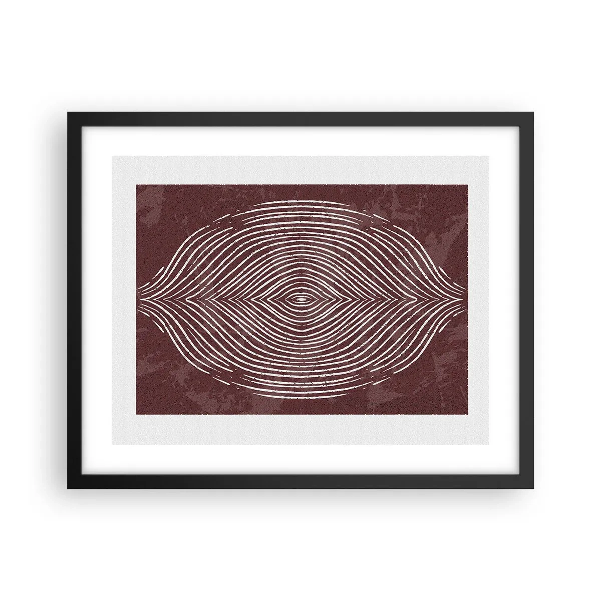 Affisch i svart ram - Rymden talar - 50x40 cm