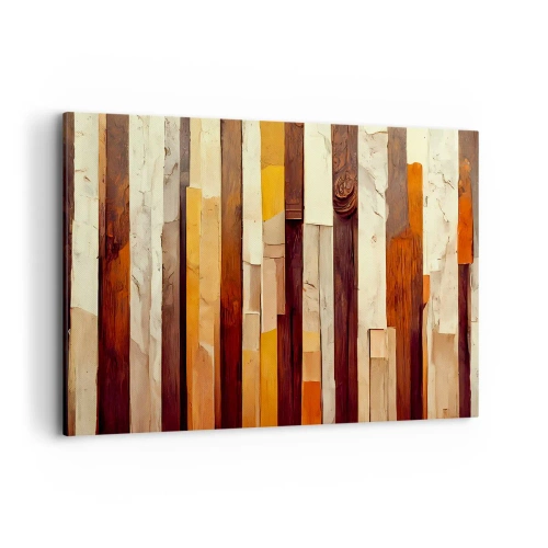 Canvastavla - Bild på duk - Hymn av skogens träd - 120x80 cm