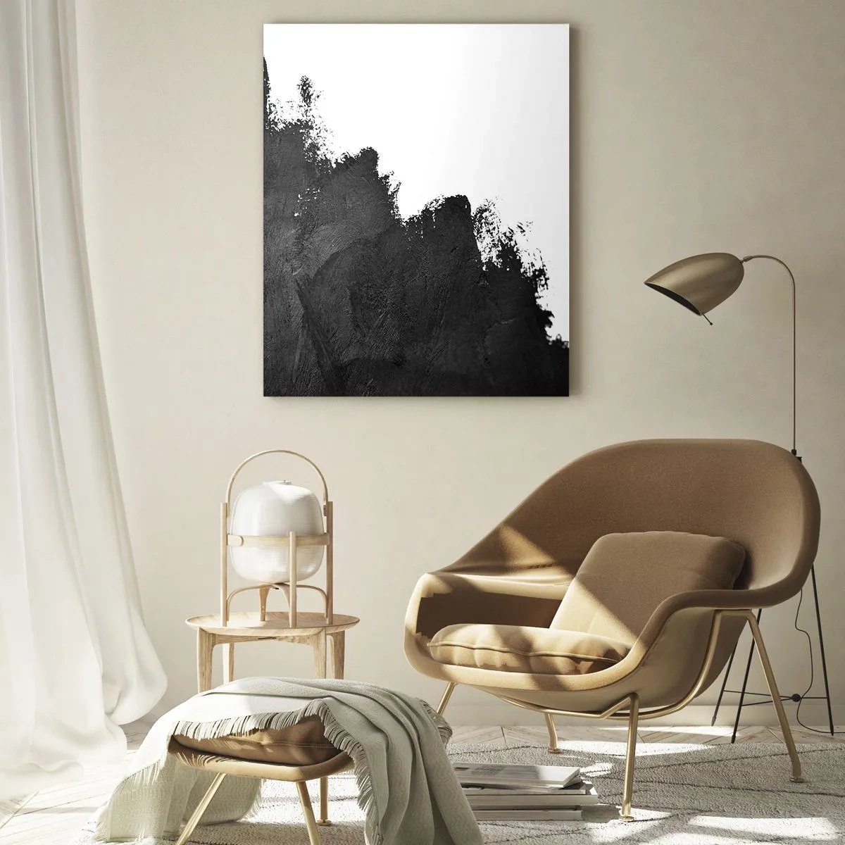 Glastavla - Bild på glas - Element: jord - 50x70 cm