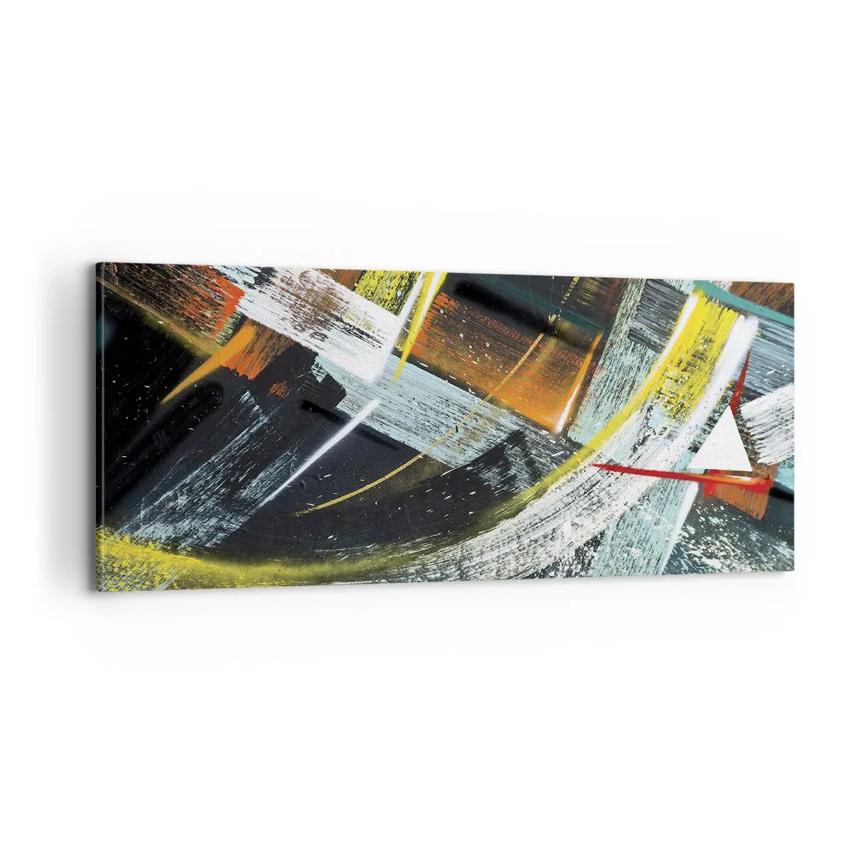 Canvastavla - Bild på duk - Rörelsens energi - 100x40 cm