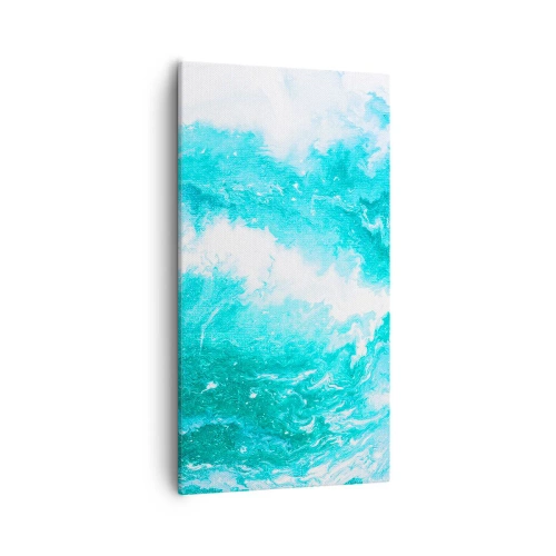 Canvastavla - Bild på duk - I elementets kärna - 55x100 cm