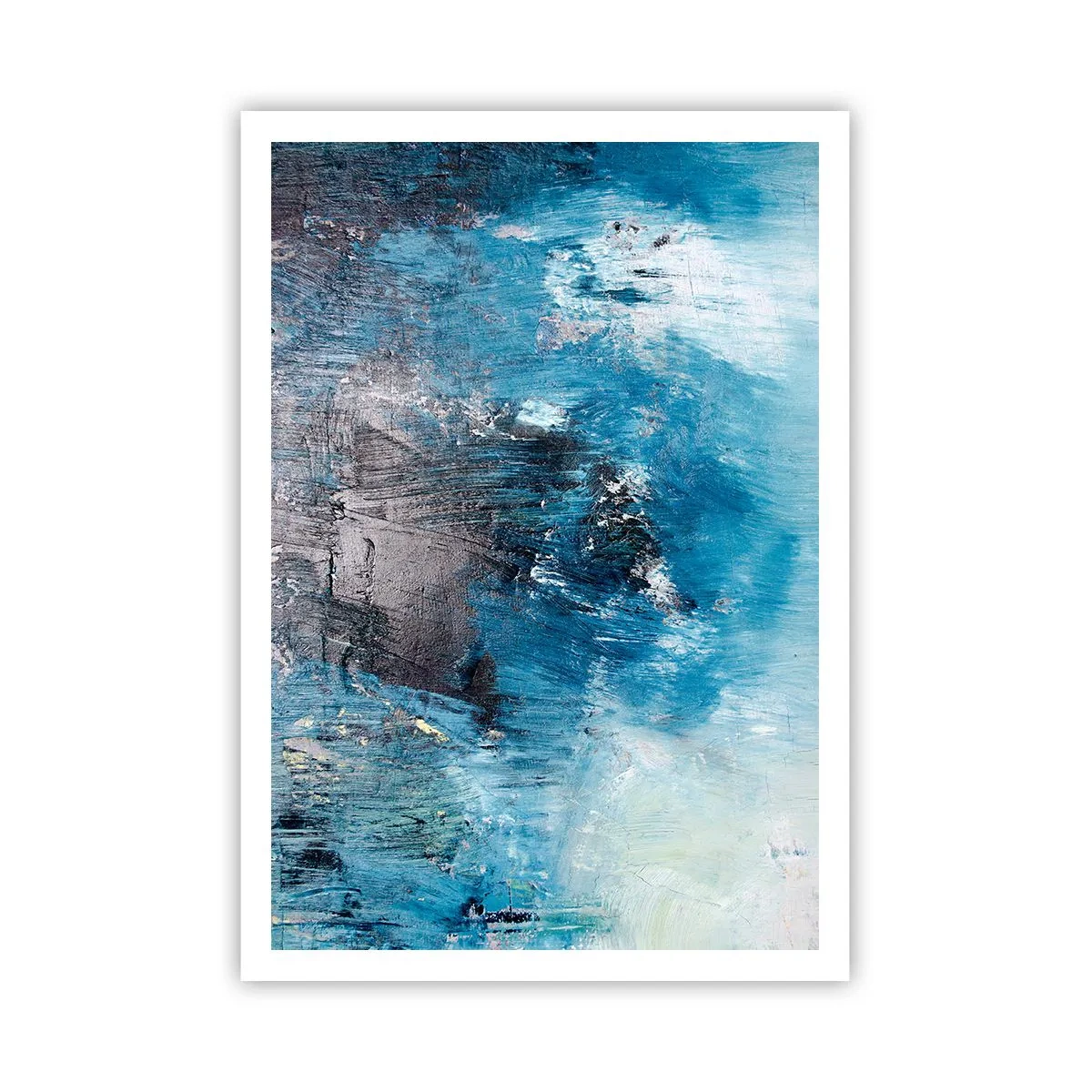 Affisch - Blå rapsodi - 70x100 cm