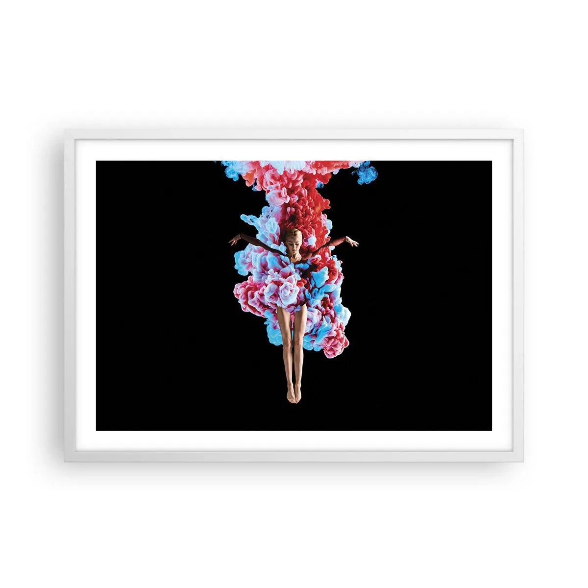 Affisch i vit ram - Fullt blommande - 70x50 cm