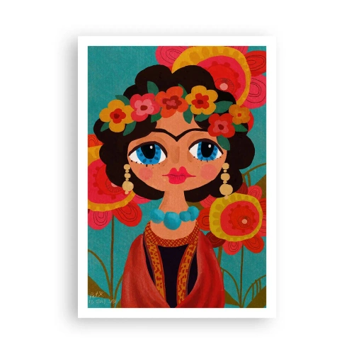 Affisch - Vallmojungfru - 70x100 cm