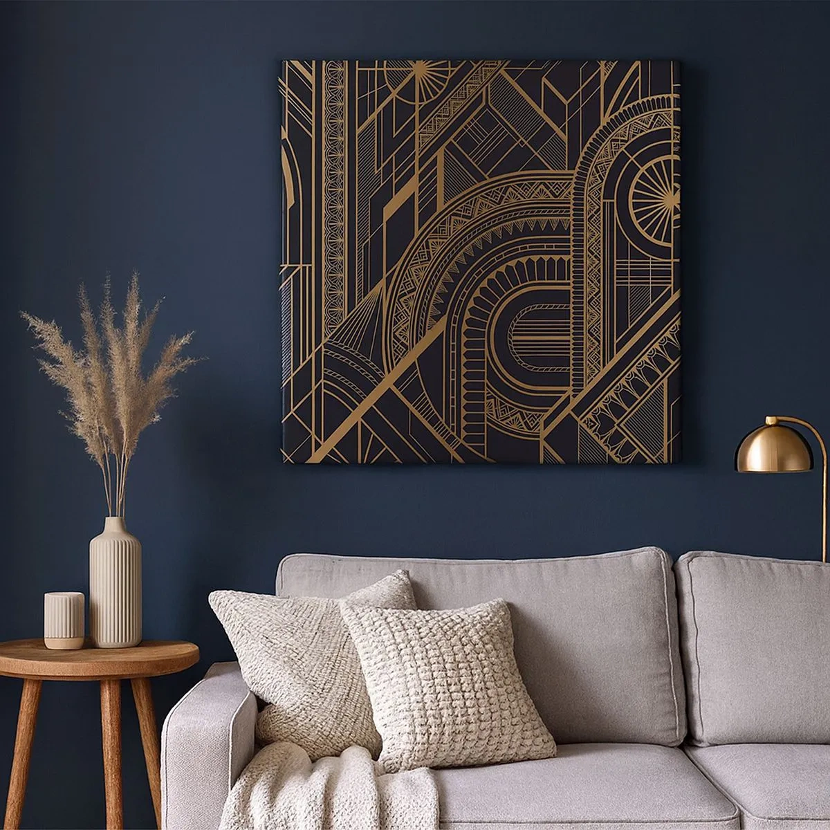 Canvastavla - Bild på duk - Koncept, idéer, planer - 30x30 cm