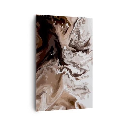 Canvastavla - Bild på duk - Färgabstraktion - 80x120 cm