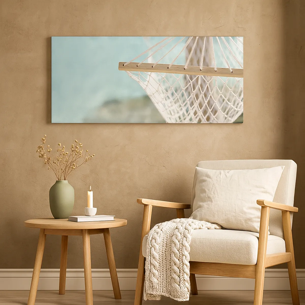 Canvastavla - Bild på duk - Avkopplingstid - 30x30 cm