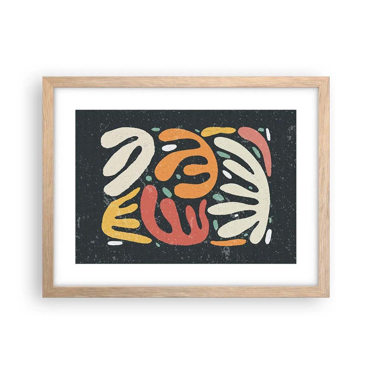 Affisch i ram av ljusek - Komposition - Jag tar snart tag i dig - 40x30 cm