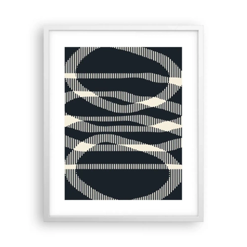 Affisch i vit ram - Försök att bryta mörkret - 40x50 cm