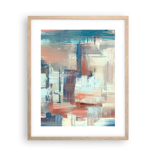 Affisch i ram av ljusek - Att nå ljuset - 40x50 cm