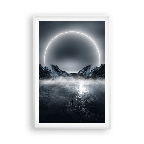 Affisch i vit ram - En berättelses final - 61x91 cm