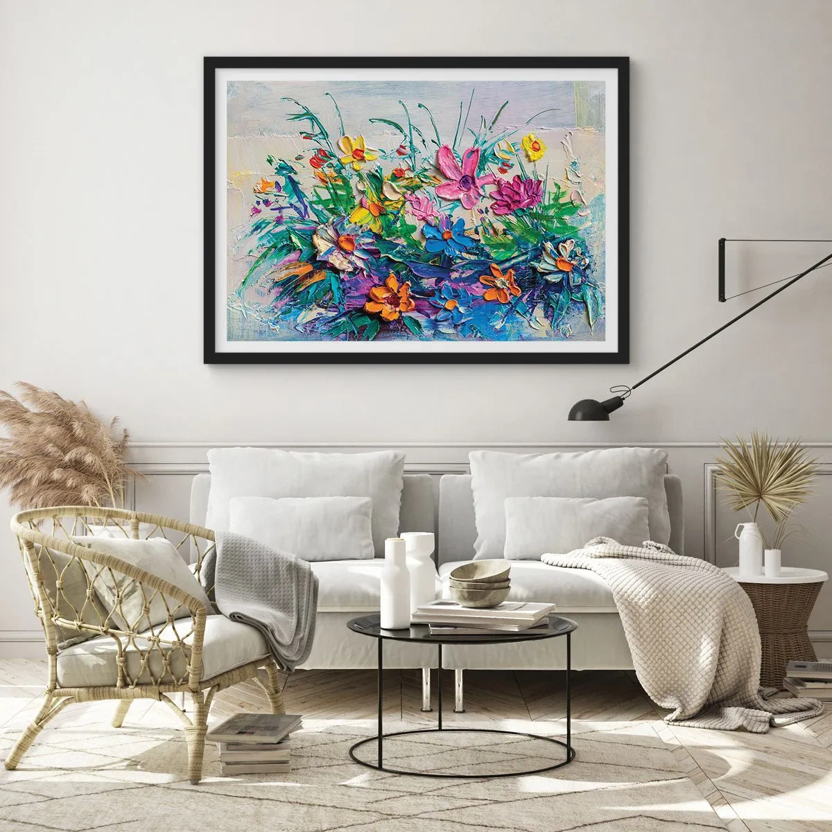Affisch i svart ram - Icke stilleben - 70x50 cm
