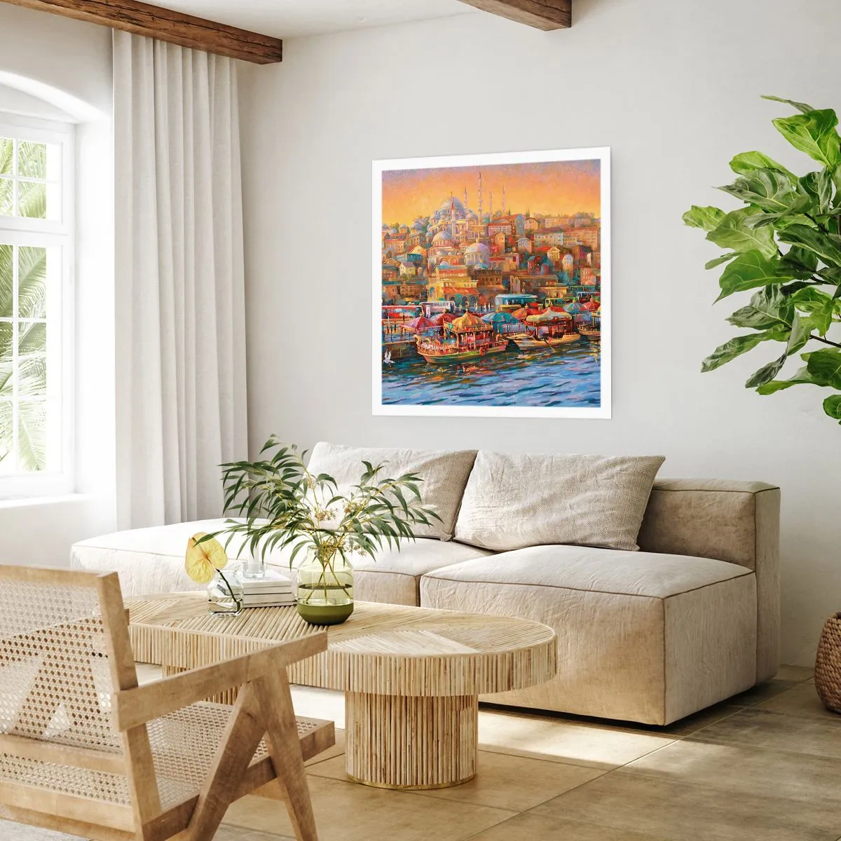 Affisch - Istanbul-berättelse - 60x60 cm