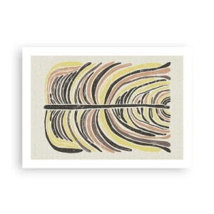 Affisch - Pulserande abstraktion - 70x50 cm