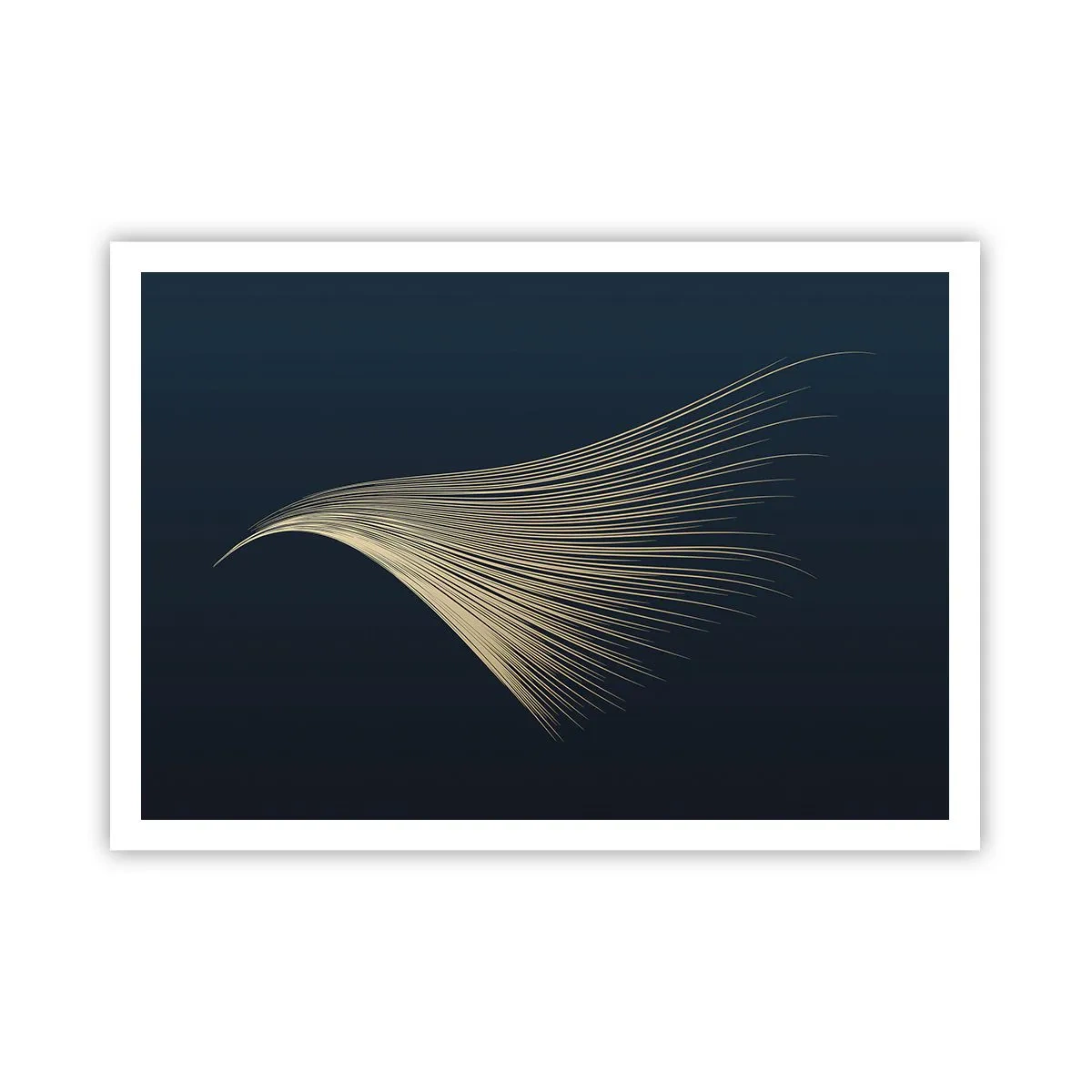 Affisch - Som en ängels hårstrå - 100x70 cm