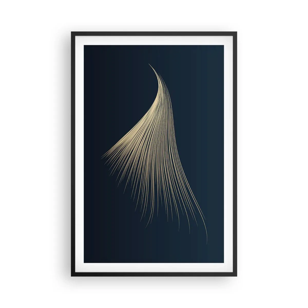 Affisch i svart ram - Som en ängels hårstrå - 61x91 cm