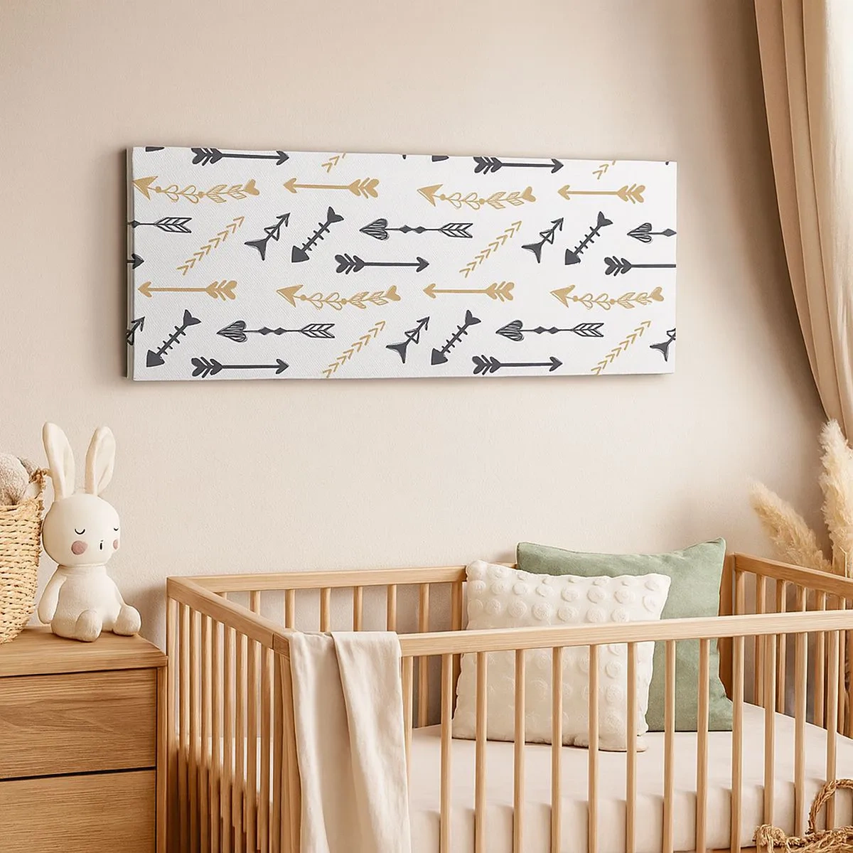 Canvastavla - Bild på duk - Pilbågsskyttens sömn - 100x40 cm