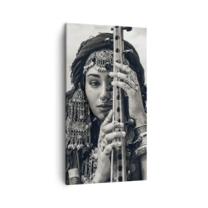 Canvastavla - Bild på duk - Bara Orientens musik - 45x80 cm