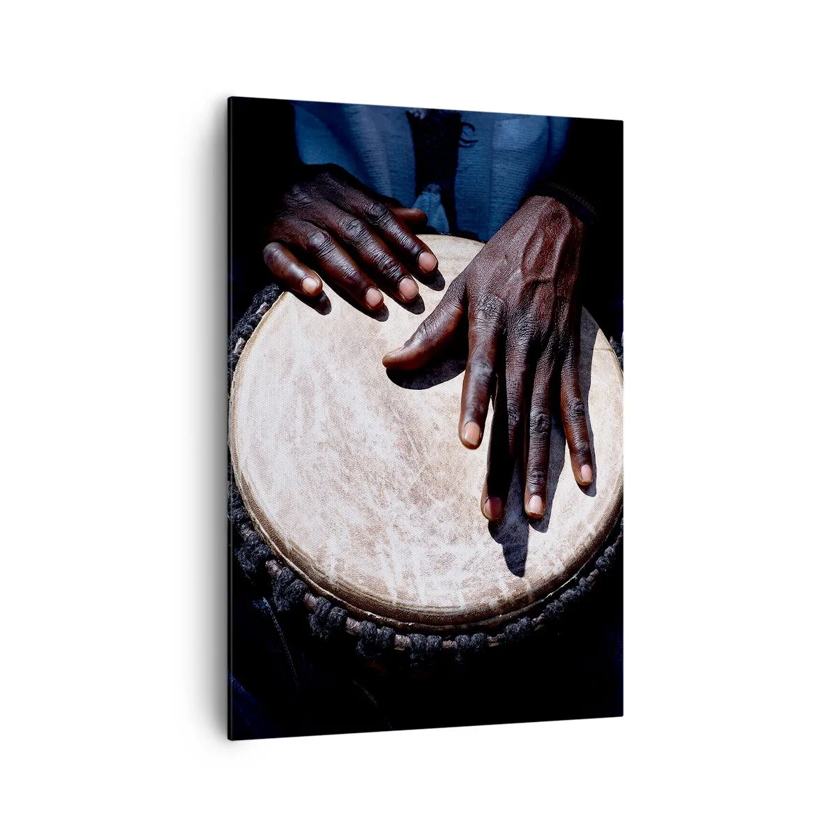 Canvastavla - Bild på duk - Lev efter din rytm - 70x100 cm