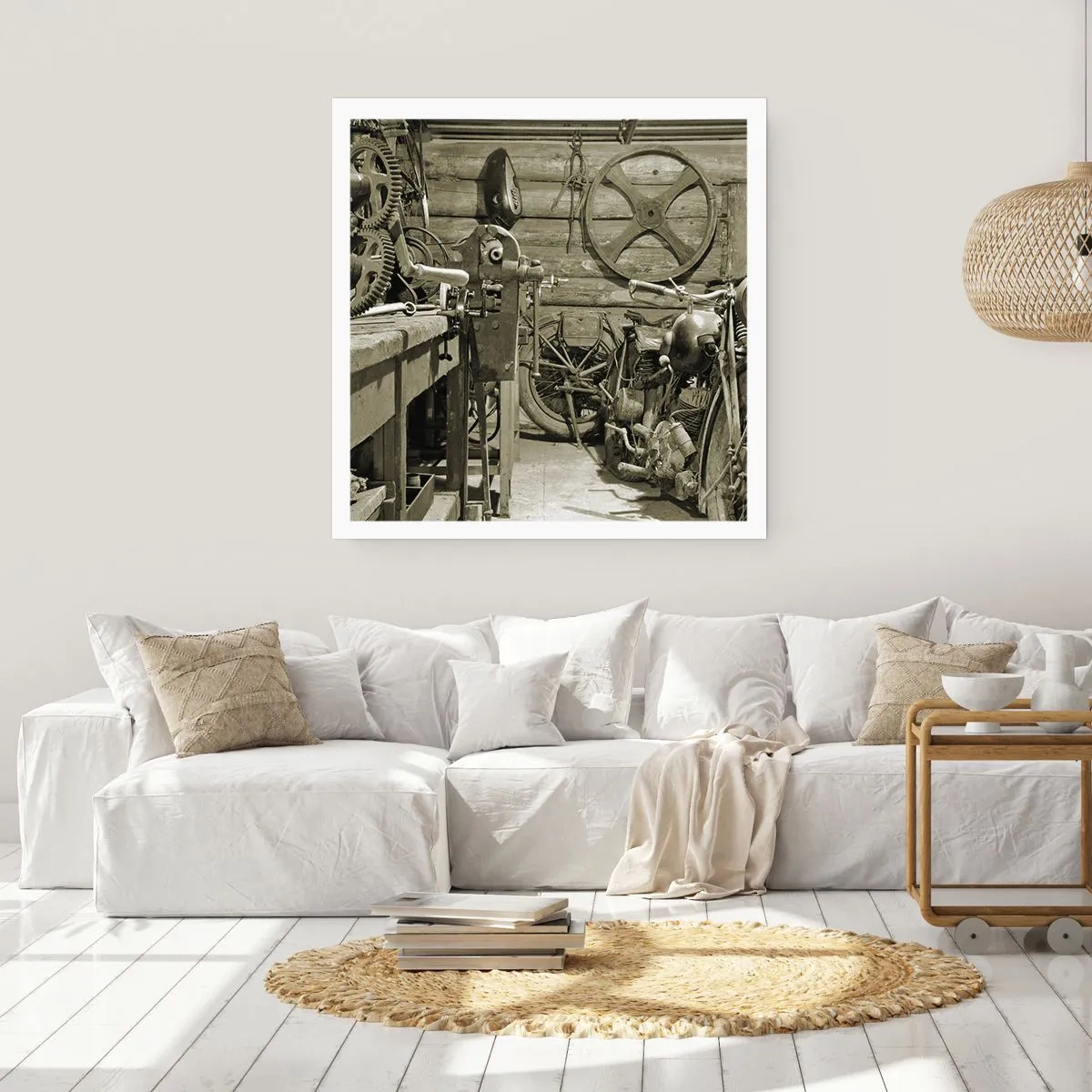 Affisch - I onkel Lasses skjul - 50x50 cm