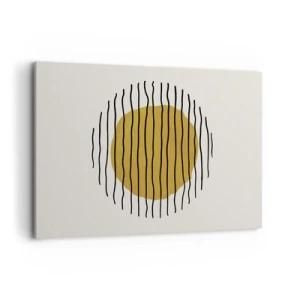 Canvastavla - Bild på duk - Abstraktion som darrar av glöd - 120x80 cm