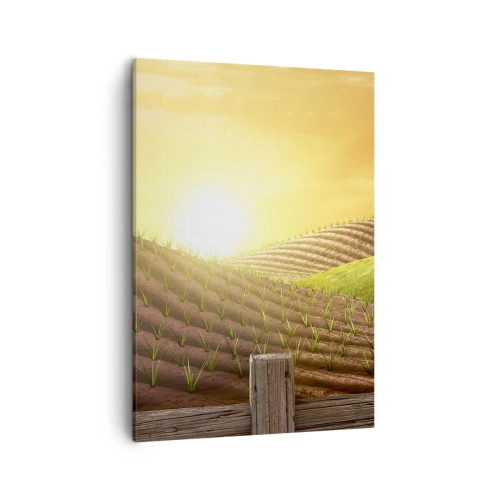 Canvastavla - Bild på duk - Sagolik farm - 50x70 cm