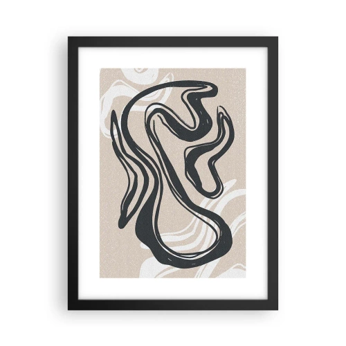 Affisch i svart ram - Mångfaldigt uttryck - 30x40 cm