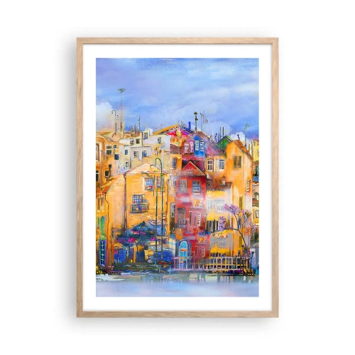 Affisch i ram av ljusek - Vi är tillsammans - 50x70 cm