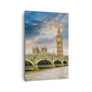 Canvastavla - Bild på duk - Tiden stannade i Imperiet - 70x100 cm