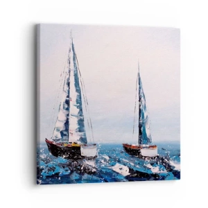 Canvastavla - Bild på duk - Vindens broderskap - 30x30 cm