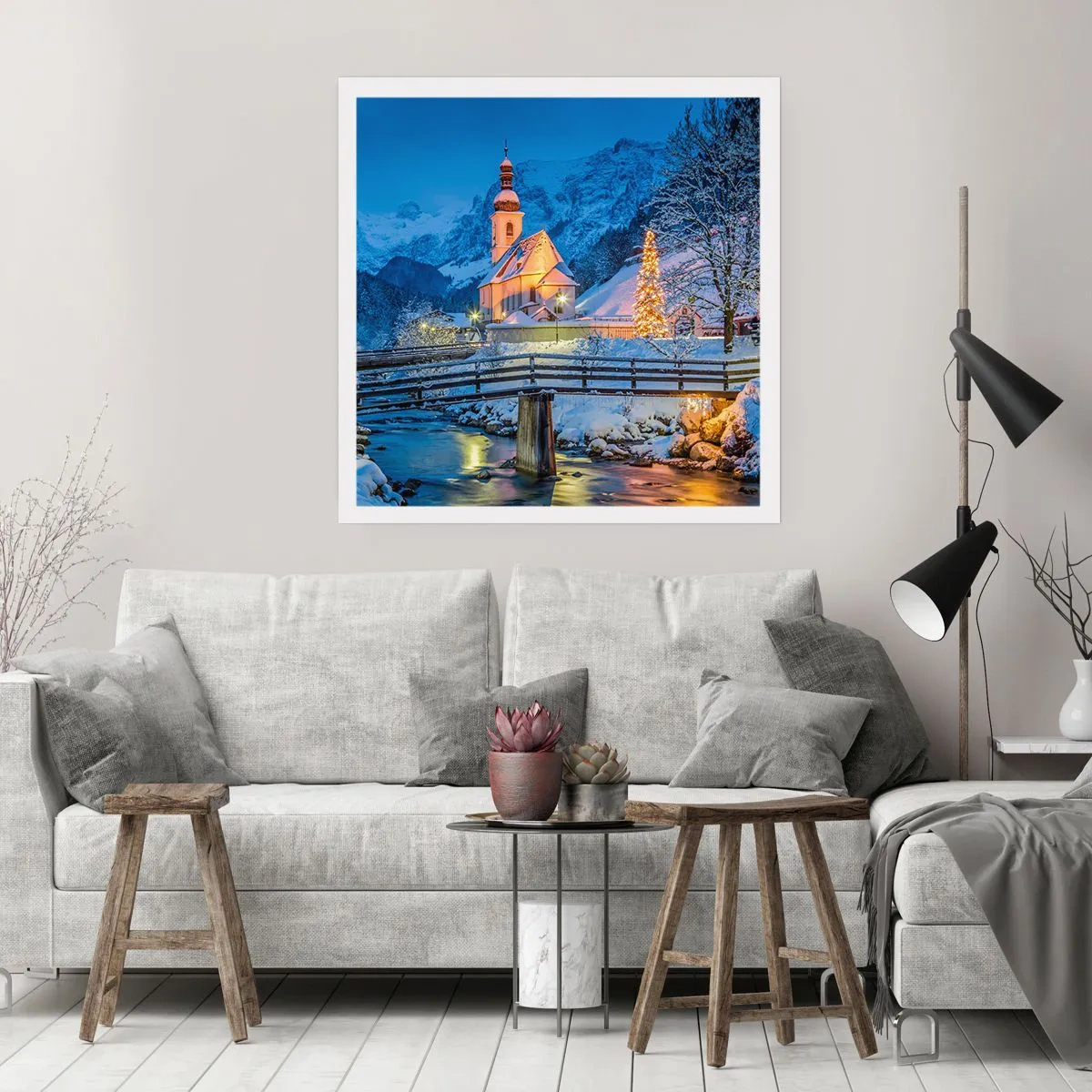 Affisch - Julens anda - 60x60 cm