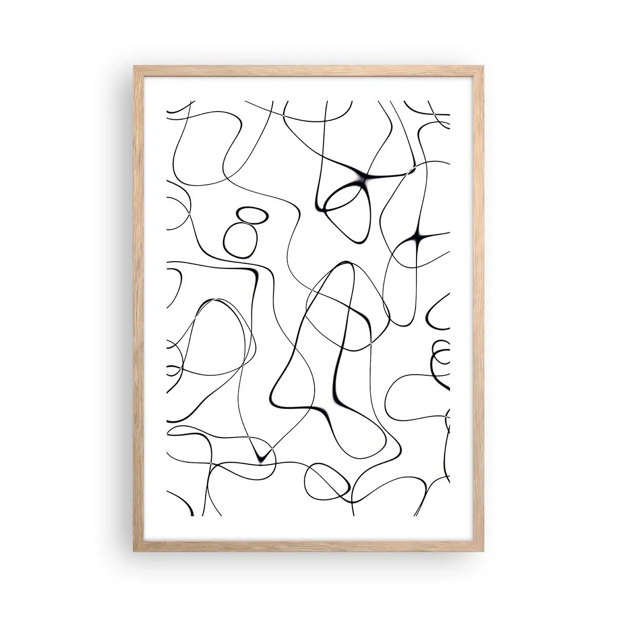 Affisch i ram av ljusek - Livets stigar, ödets tur - 50x70 cm