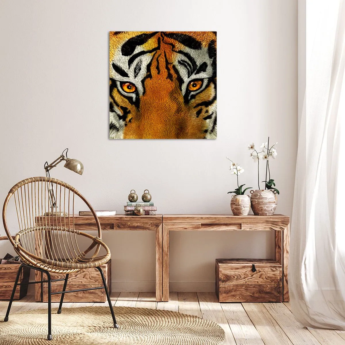 Canvastavla - Bild på duk - Farlig och vacker - 70x70 cm