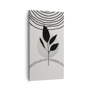 Canvastavla - Bild på duk - Komposition: naturens ritualer - 55x100 cm