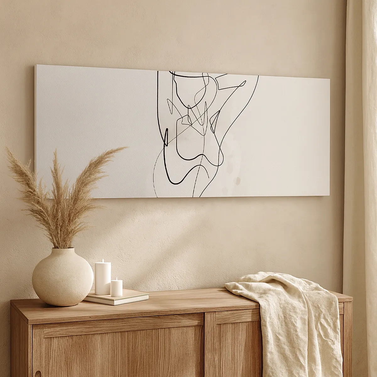 Canvastavla - Bild på duk - Konsten att förföra - 30x30 cm