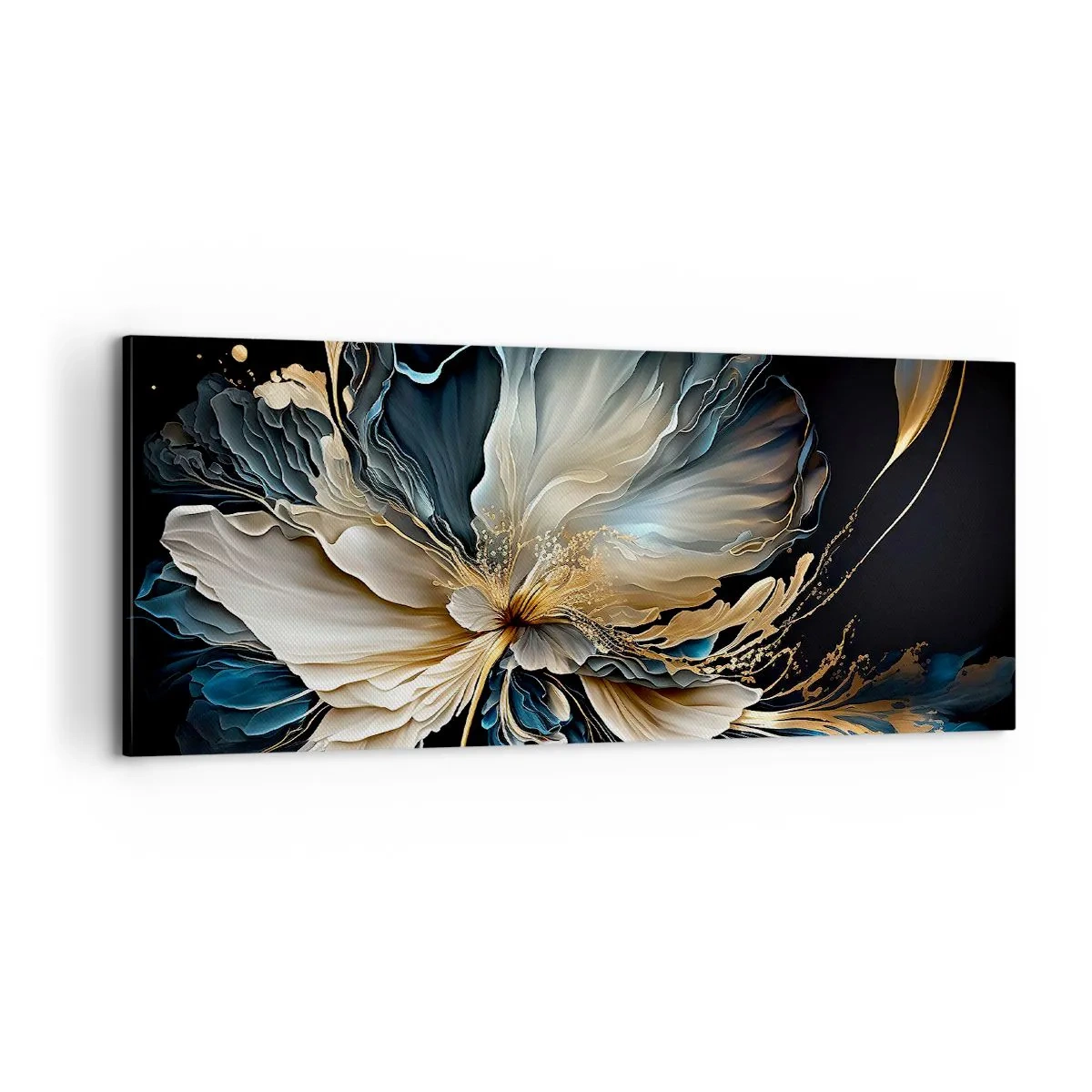 Canvastavla - Bild på duk - Sagolik ormbunksblomma - 100x40 cm