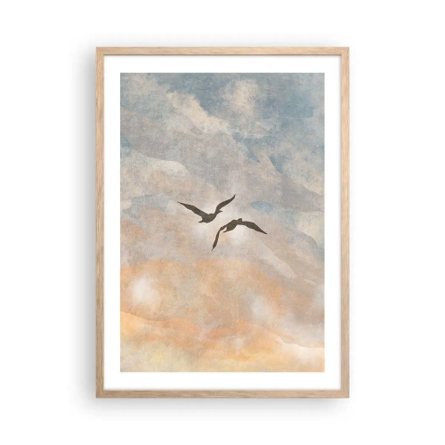 Affisch i ram av ljusek - Dans på himlen - 50x70 cm