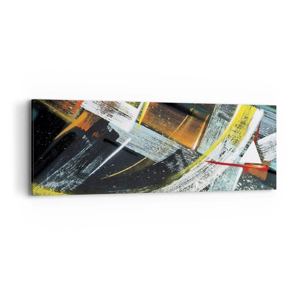 Canvastavla - Bild på duk - Rörelsens energi - 90x30 cm