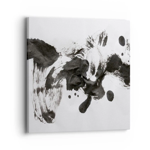 Canvastavla - Bild på duk - En metod i galenskap? - 40x40 cm