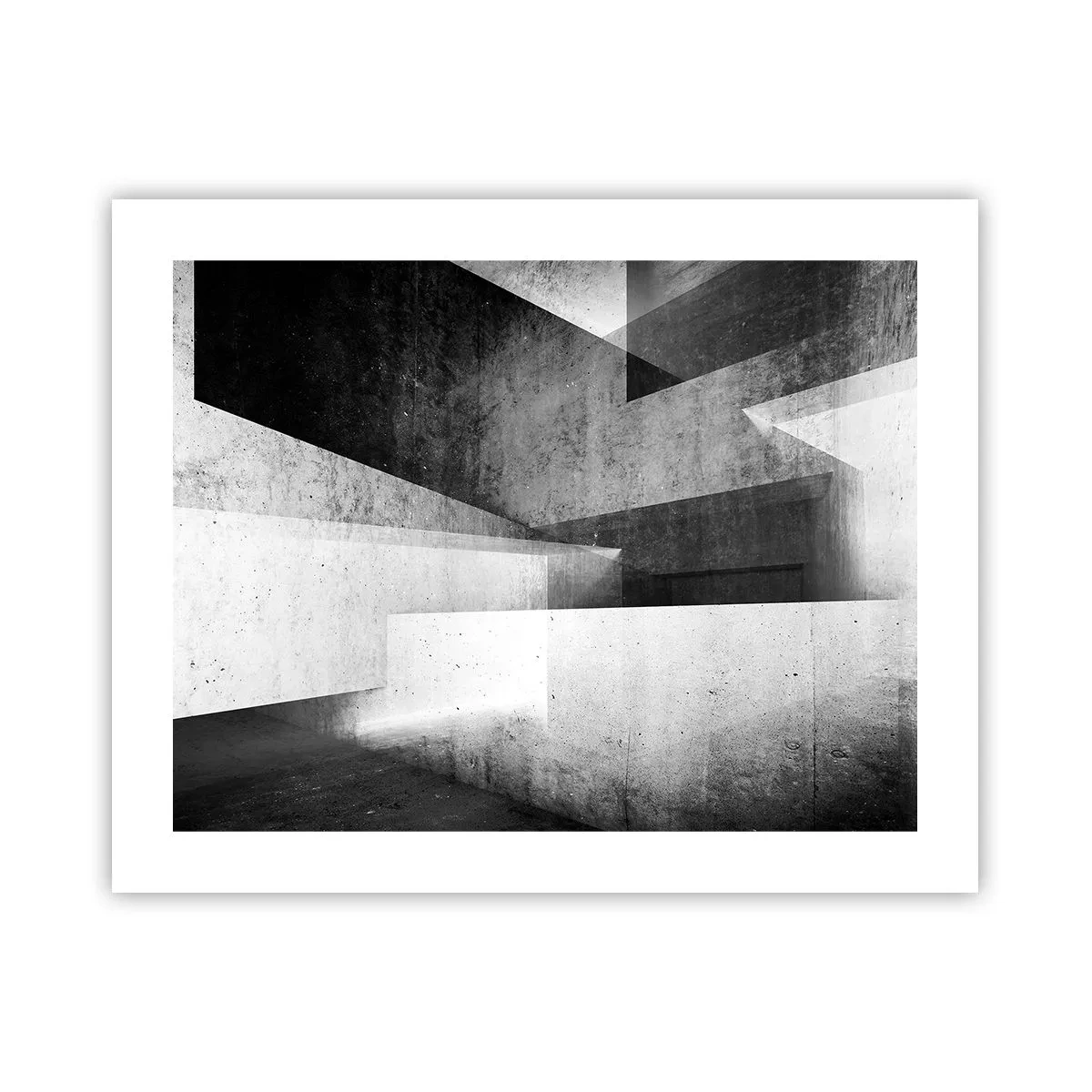 Affisch - Rummets struktur - 50x40 cm