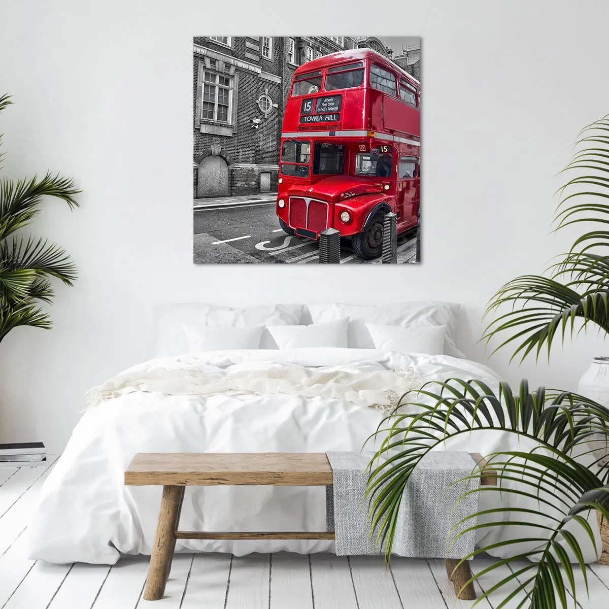 Canvastavla - Bild på duk - Alltid samma - 70x70 cm