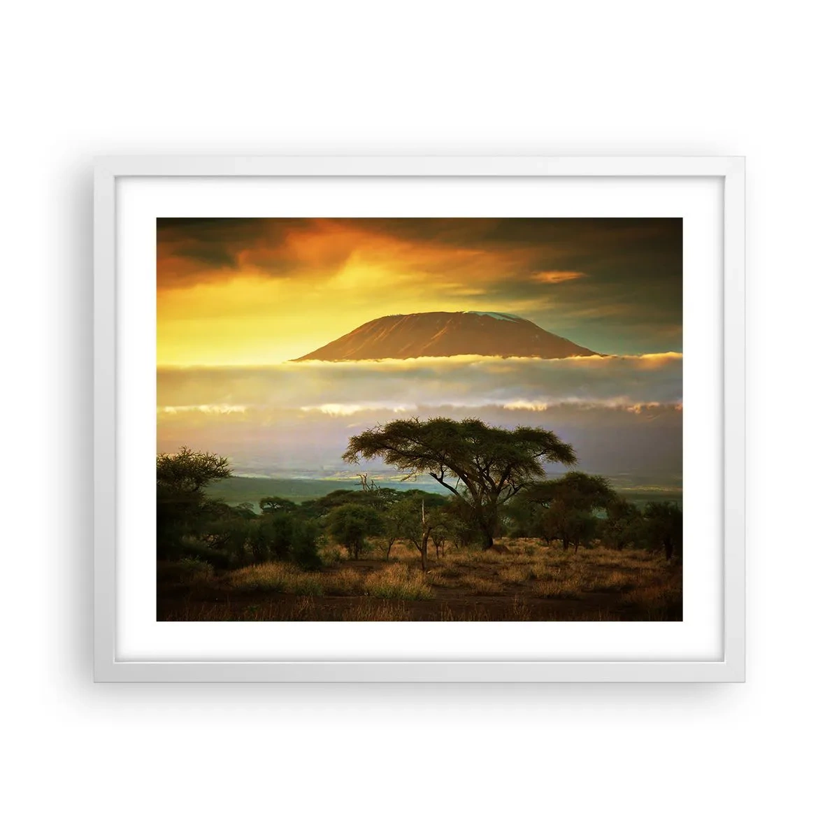 Affisch i vit ram - Resenärens dröm - 50x40 cm