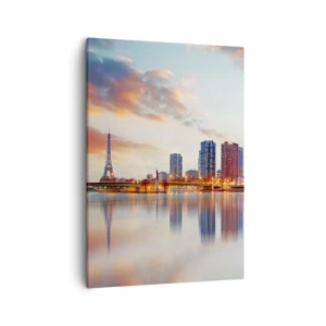 Canvastavla - Bild på duk - Paris monumentala lugn - 50x70 cm