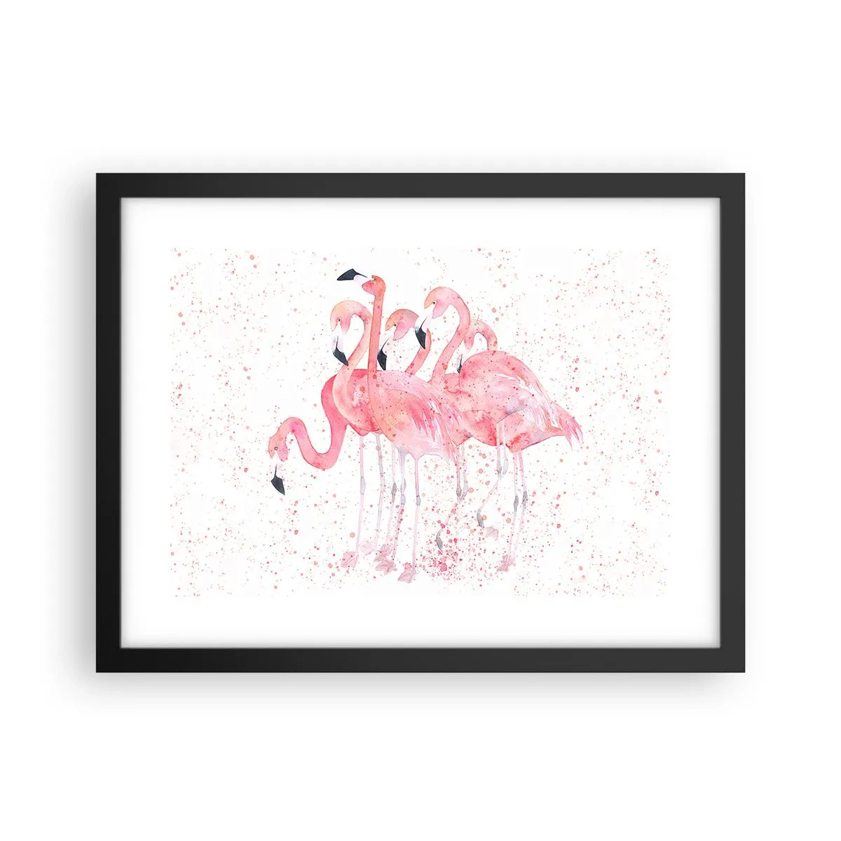 Affisch i svart ram - Rosa bandet - 40x30 cm