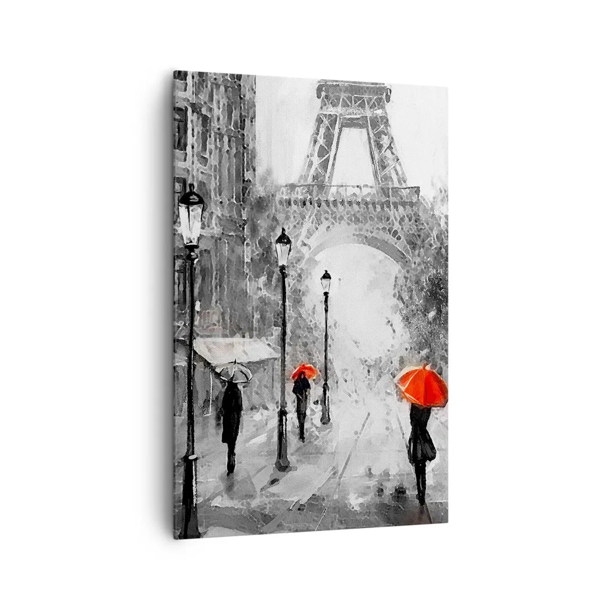 Canvastavla - Bild på duk - Alla vägar leder till tornet - 80x120 cm