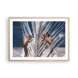 Affisch i ram av ljusek - Schamanens flickvän? - 70x50 cm